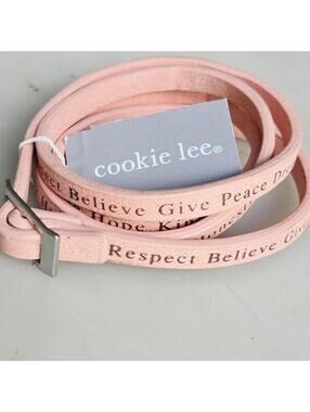 Cookie Lee Pink Mantra Wrap Bracelet NWT